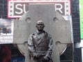 Statue of Francis P. Duffy near Times Square. Royalty Free Stock Photo