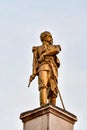 Statue of Francisco Bolognesi Cervantes-Peru 5 Royalty Free Stock Photo