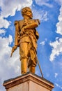 Statue of Francisco Bolognesi Cervantes-Peru 6 Royalty Free Stock Photo