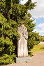 Statue of Francysk Skaryna in a park, Minsk