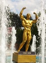 Statue of Frank Zane Royalty Free Stock Photo