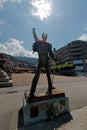 The Statue of Freddie Mercury in Montreux