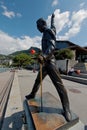 The Statue of Freddie Mercury in Montreux