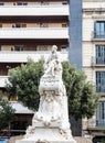 Statue of Frederic Soler in Barcelona Royalty Free Stock Photo