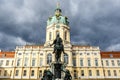 Statue of Frederick the Great in front of Schloss Charlottenburg palace in Berlin, Germany Royalty Free Stock Photo