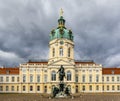 Statue of Frederick the Great in front of Schloss Charlottenburg palace in Berlin, Germany Royalty Free Stock Photo