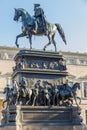 Statue of Frederick II (the Great) in Berlin Royalty Free Stock Photo