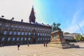 Statue of Frederick VII in front of Christiansborg in Copenhagen