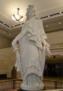 The plaster cast of the Statue of Freedom stands in the U.S. Capitol building.