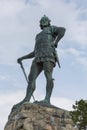 Statue of Fridtjof by Max Unger, erected in 1913 in Vangsnes, Vi Royalty Free Stock Photo
