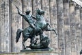 A statue in front of the Altes Museum in Berlin, Germany Royalty Free Stock Photo