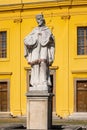 Statue in front of Saint Michael Church, Osijek,Croatia Royalty Free Stock Photo