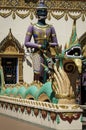 Sleeping Budha Temple's Gate Statue in Penang Malaysia