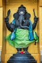 Statue of Ganesha in Sri Veeramakaliamman Temple, Singapore Royalty Free Stock Photo