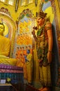 Statue in Gangaramaya Vihara Buddhist Temple , Colombo , Sri Lanka