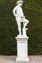 Statue of gardener in Glamis Royalty Free Stock Photo