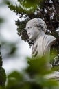 Statue in the gardens gleeful in Pesaro