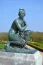 Statue in the gardens of Versailles Palace, Paris France. Royalty Free Stock Photo