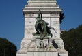 Garibaldi statue in Milan, Lombardy, Italy. Royalty Free Stock Photo