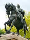 The statue of Garibaldi in Verona in Italy Royalty Free Stock Photo