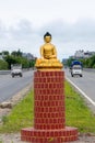 Statue of Gautama Buddha on the Siddhartha Highway in Bhairahawa, Nepal
