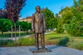 Statue of Gavrilo Principe in Belgrade, Serbia Royalty Free Stock Photo