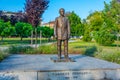 Statue of Gavrilo Principe in Belgrade, Serbia Royalty Free Stock Photo