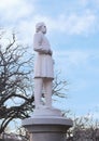 Statue General Albert Sydney Johnson, The Confederate War Memorial in Dallas, Texas Royalty Free Stock Photo