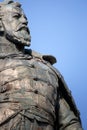 Statue of general Klapka closeup Royalty Free Stock Photo
