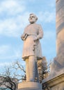 Statue General Robert E. Lee , The Confederate War Memorial in Dallas, Texas Royalty Free Stock Photo