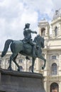 Statue of a general in Vienna Royalty Free Stock Photo