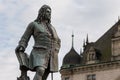 Statue of George Frideric Handel at Market Square in Old town of Halle, Germany Royalty Free Stock Photo