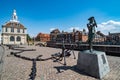 Statue of George Vancouver in King`s Lynn, Norfolk, England