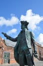 Statue of George Vancover Kings Lynn Royalty Free Stock Photo