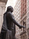 Statue George Washington Federal Hall Royalty Free Stock Photo