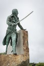 Statue of Georges Rene Le Peley de Pleville, Granville, Normandy