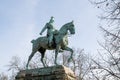 Statue of German Emperor, Wilhelm I. Friedrich Ludwig, in Cologne, Germany.