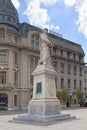 The statue of Gheorghe Lazar in Bucharest