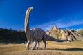 Statue of giant dinosaur Royalty Free Stock Photo