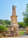 Entrance to Odeon of Agrippa. Agora of Athens, Greece. Royalty Free Stock Photo