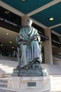 Statue of Gijsbert Karel, Count van Hogendorp was a liberal conservative Dutch statesman, one of the three writers of the Dutch c