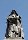 The Statue of Giordano Bruno Royalty Free Stock Photo