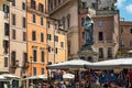 Statue of Giordano Bruno in Campo de Fiori in Rome, Italy