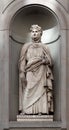 Statue Giovanni Boccaccio, Uffizi, Florence, Italy Royalty Free Stock Photo