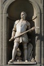 Statue of Giovanni dalle Bande Nere, Florence, Italy