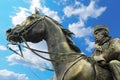 Statue of Giuseppe Garibaldi - Genova Italy Royalty Free Stock Photo