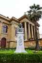 Statue of Giuseppe Verdi at Teatro Massimo, Palermo