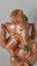 statue of god ganesh on a white background