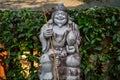 Statue of god at japanese temple Royalty Free Stock Photo