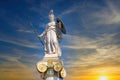 statue of the Goddess Athena, Athens, Greece Royalty Free Stock Photo